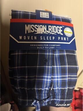 Men's Navy and Blue Pajama